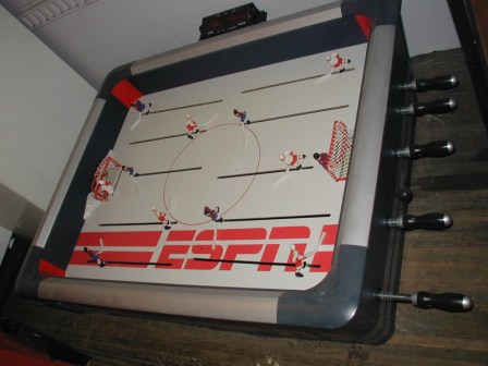 Hockey Table One Leg Is Broken But Should Be Easy To Fix / Missing Power Adapter And Needs A Couple Wires Repaired  $125